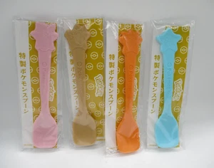 Pokemon Spoon 4type set for dessert ice cream made in JAPAN Rare - Picture 1 of 2