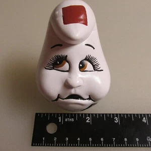 Ceramic Halloween Ghost Ornament with face # 16 - Picture 1 of 10