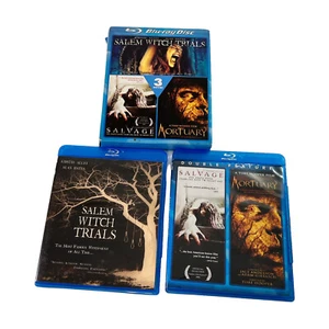 Horror Blu-ray Box Set - Salem Witch Trials + Salvage & Mortuary 2-Discs EUC - Imagen 1 de 4