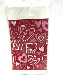 Valentine Valentine's Day Hearts Holiday Party Decoration Plastic Tablecover - Picture 1 of 1