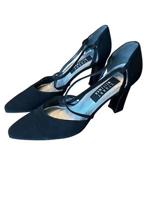 Stuart Weitzman Women Black Strappy Heels  size 9 - Image 1 of 4