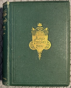 1870 TENNYSON'S POEMS Illustrated, Hardcover - Picture 1 of 10