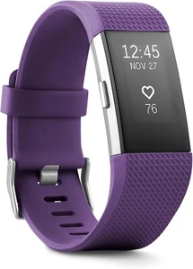 Fitbit Charge 2 Heart Rate + Fitness Wristband Plum Small Used in Box - Picture 1 of 8