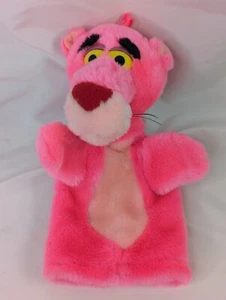 The 24K Co Pink Panther Hand Puppet Plush 1991 Stuffed Animal Toy - Picture 1 of 8