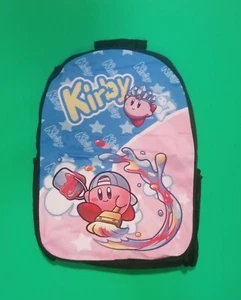 Kirby Backpack Nintendo (Kirby with paint brush Backpack) Pink & Blue - Picture 1 of 3