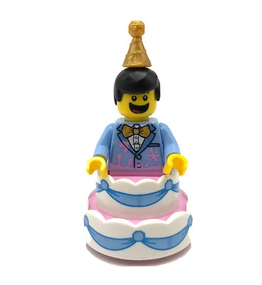 LEGO Cake Guy minifigure 71021 CMF Series 18 Birthday - Image 1 of 4