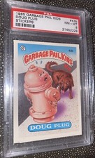 1985 Garbage Pail Kids Series 2 Doug Plug #43b Matte  PSA 8 Near-Mint