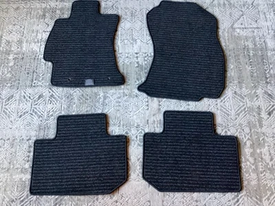 Set of Four 2016 Subaru Forester Carpeted Floor Mats OEM J501SSG301 Black/gray - Image 1 of 4