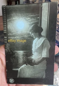 ca.1909 Los Angeles, Calif. PRETTY WOMAN @ O’Meara’s Fire-Light Effects RPPC - Picture 1 of 6