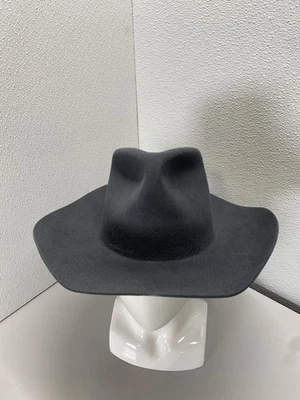 Two Roads Hat Co. Para Hombres Black Hills Pellizco Frontal Sombrero Occidental Talla 55 S Gris Oscuro Foto 1 de 4