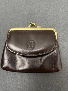 Cartera Buxton Adies Cuero Genuino Cambio Bloqueo de Beso Marrón - Imagen 1 de 13