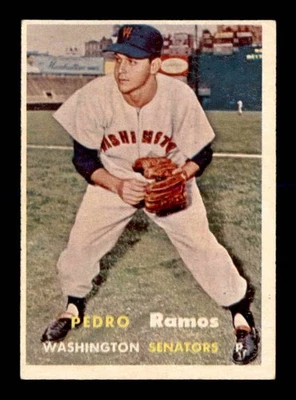 1957 Topps #326 Pedro Ramos   EX/EX+ X3571813 - Image 1 of 3