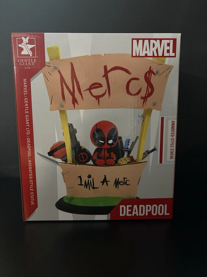 Marvel Deadpool Animated: Statue Merc For Hire Gentle Giant Ltd: Skottie Young - Image 1 of 1