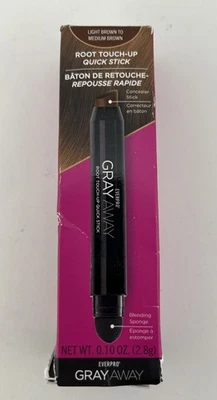 Everpro GRAY AWAY Hair Root Touch-Up Quick Stick LIGHT BROWN to MEDIUM BROWN - Image 1 of 4