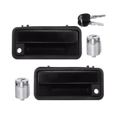 Maçaneta de porta dianteira de substituição com cilindro de trava para Chevrolet Blazer 1992-1994 - Imagem 1 de 4