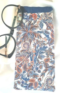 Magic Garden Glasses Case Soft Padded Fabric Travel Pouch Handmade Quilted  - Bild 1 von 4