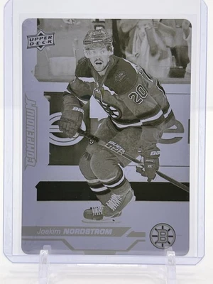 2018-19 Upper Deck Compendium Printing Plate Yellow #481 Joakim Nordstrom 1/1 - Image 1 of 2