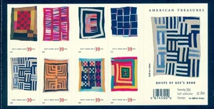 US4089-4098 Gee's Bend Quilts, Complete Booklet/20, Mint NH - Picture 1 of 2