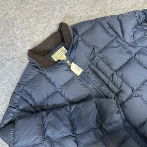 LL Bean Jacke Herren mittelblau Gänsedaunen Puffer Parka gesteppt warm Mantel Winter - Bild 1 von 11