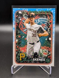 2024 Topps Holiday PAUL SKENES #H165 Rookie Pittsburgh Pirates RC - Picture 1 of 2