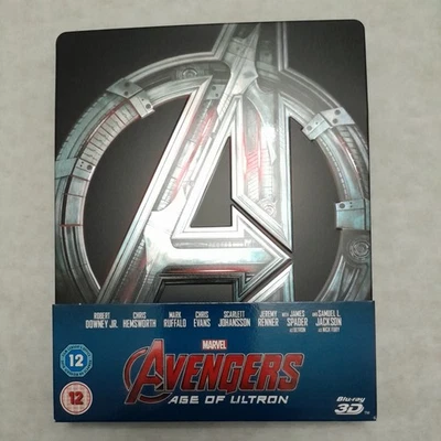 BLU-RAY STEELBOOK - 3D AVENGERS AGE OF ULTRON 3D/2D w/J Card - Image 1 of 2
