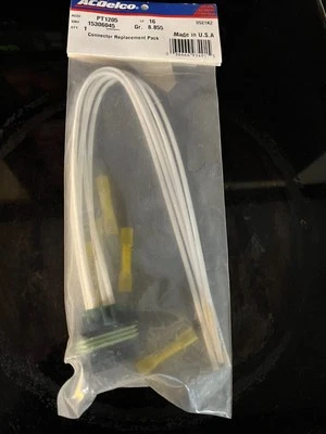 Conector de fio relé de trava de porta ACDelco PT1205 rabo de porco multiuso GM 15306045 - Imagem 1 de 3