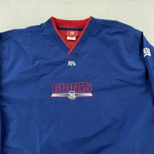 New York Giants Jacket Mens Large NFL Football Sideline Pullover Windbreaker - Picture 1 of 8