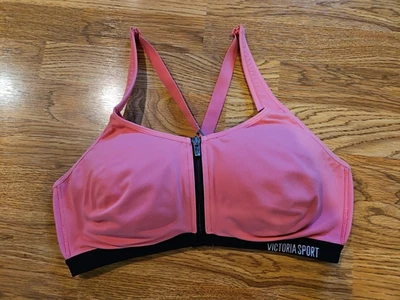 Victoria's Secret Sport Exercise Knockout Bra 38D Salmon Pink-Hidden Underwire - Image 1 of 4