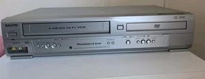 Sanyo Kombi Videorecorder/DVD Kombiplayer VHS Recorder DVW-7200 ohne Fernbedienung GETESTET      - Bild 1 von 6