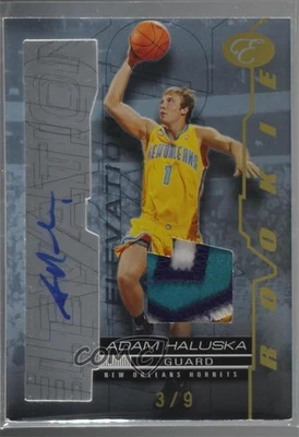 2007-08 Bowman Elevation Blue /9 Adam Haluska #RW-AH RPA Patch Auto RC - Image 1 of 2
