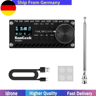 ATS-20+ Plus ATS20 V2 SI4732 Radio Receiver DSP FM AM (MW SW) SSB (LSB USB) --DE - Bild 1 von 4