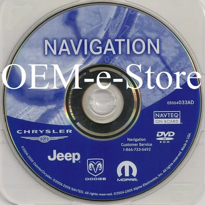 2006 Jeep Comander Limited Sport V8 HEMI REC Navigation OEM DVD Map U.S Canada  - Image 1 of 2