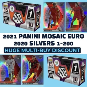 2021 Panini Euro 2020 Mosaic Silvers 1-200 Pick your card  - Bild 1 von 85