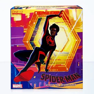 Figura Mezco One:12 Spider-Man Across Spider-Verse Miles Morales 1/12 en stock - Imagen 1 de 19