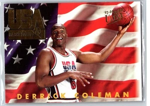 Baloncesto Fleer Ultra Derrick Coleman 1993-94 Estados Unidos #361 - Imagen 1 de 2