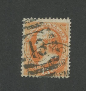 1873 United States 15 Cent Postage Stamp #163 Used F/VF New York Postal Cancel - Picture 1 of 1