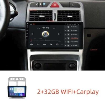 For Peugeot 307 2002-13 Multimedia Radio Android Car Radio GPS Navigation Player - Image 1 of 4