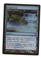 MTG  4X  ** VIVID CREEK FOIL **  X4 Magic PDS Slivers