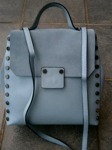 NEW VERA PELLE BACKPACK/HAND LEATHER BAG.MADE IN ITALY. - Picture 1 of 11