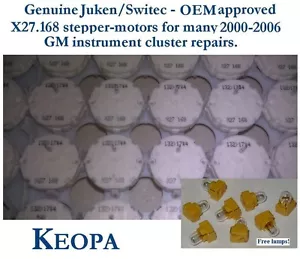 50 qty X27.168 motors + 20 free SMD50A Lamps - for GM instrument cluster repairs - Picture 1 of 1