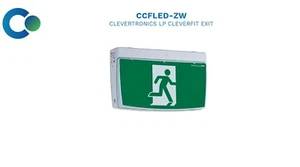Clevertronics CCFLED-ZW Cleverfit LED Exit Light - Zoneworks testing compatible - Picture 1 of 6