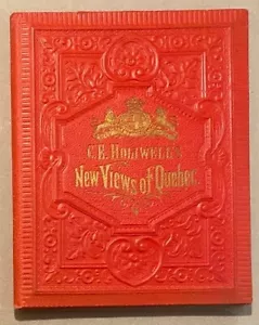1892 Vintage PHOTOGRAPH SOUVENIR Book 'Holiwell's Views of QUEBEC' CANADA Illus. - Picture 1 of 4