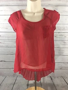 Xhilaration top donna rosso piccolo - Foto 1 di 6