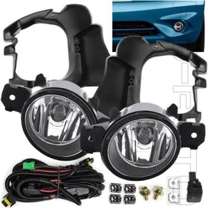 Fit 2014-2016 Nissan Versa Note Hatchback Front Bumper Fog Lights Kit New - Picture 1 of 8