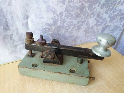  RETRO ANTIQUE VINTAGE Collectible Telegraph key Soviet Military Morse code ussr - Image 1 of 4