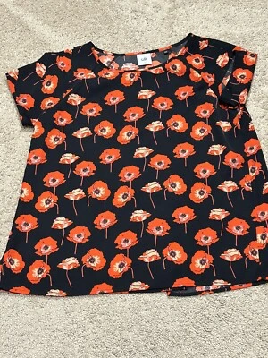 Camisa Cabi Mujer Talla Pequeña Multicolor Estampado Floral Fluida Clásica Elegante Foto 1 de 4