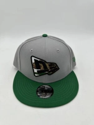 Cali New Era 9Fifty Snapback Cap Hat Youth Adjustable  California Grey Green - Image 1 of 4