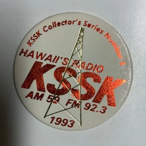 Vintage Series 3 KSSK AM59 FM92.3 Radio Hawaii POG Milk Cap 1993 NEW - Picture 1 of 2