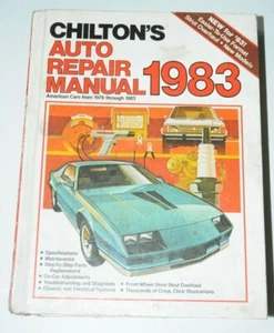 1983 CHILTON'S AUTO REPAIR SERVICE MANUAL 1976-1983. - Picture 1 of 5