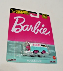 HOT WHEELS 2024 PREMIUM POP CULTURE - BARBIE KOOL KOMBI WHITE AND GREEN - Picture 1 of 6